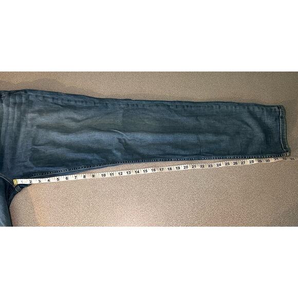 Hudson Men's Size: 38x33 Blake Slim Straight Leg Jeans Stretchy Medium Wash‎ - Picture 6 of 8